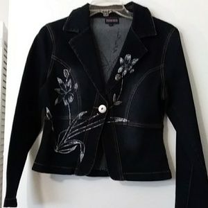 Denim 2 piece jacket and jeans